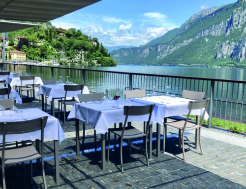 A magical August 15th lunch on the terrace overlooking the lake